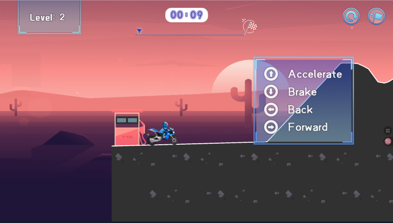 Crazy Desert Moto Screenshot 1